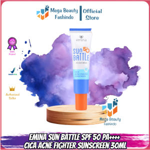 Emina Sun Battle SPF 50 PA++++ Cica Acne Fighter Sunscreen 20ml | 30ml