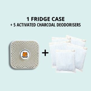Fridge Deodoriser Activated Charcoal Odour Removal Refrigerator Air Purifier | Slurpy Bear