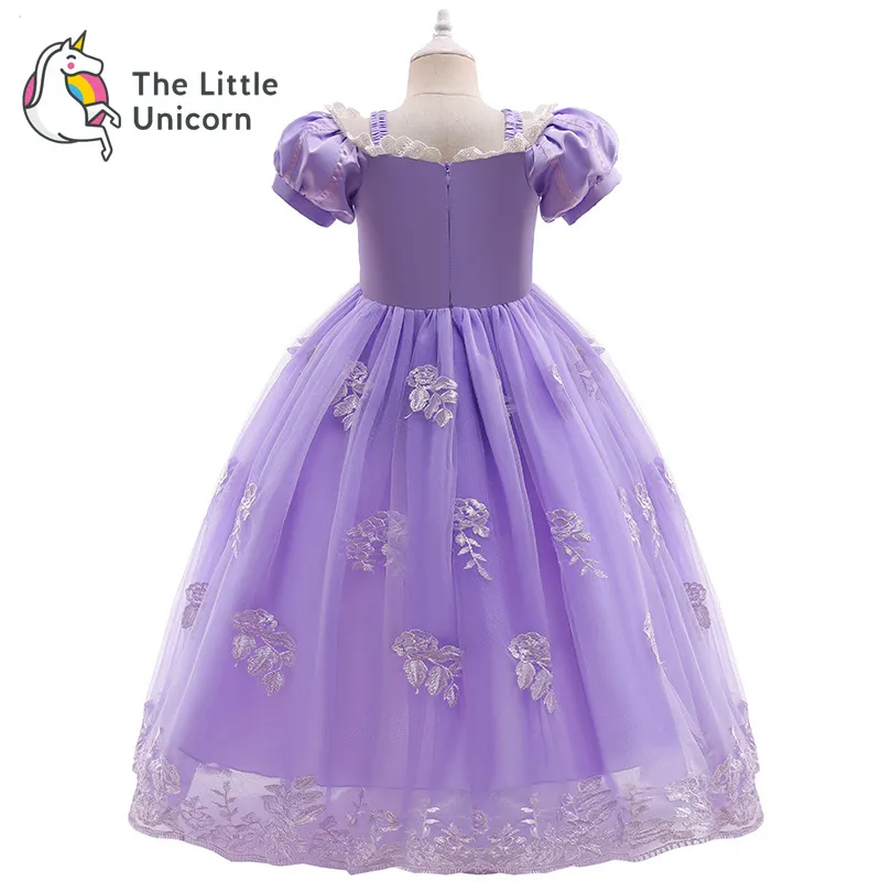 ALANERO 2021 New Sofia Princess Dress for Girls - Birthday Party