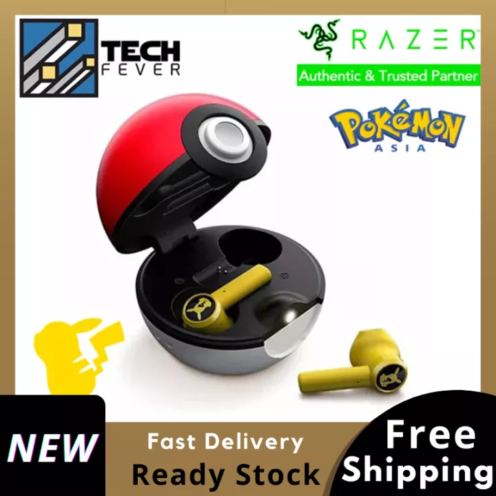 Original Pokemon Pikachu Bluetooth Earphones Limited Edition