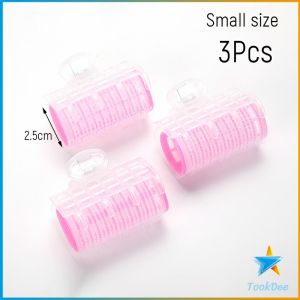 TD โรลม้วนผม โรลม้วนผมตีนตุ๊กแก โรลม้วนผมไม่ใช้ความร้อน 3 ชิ้น/set Roll Curler