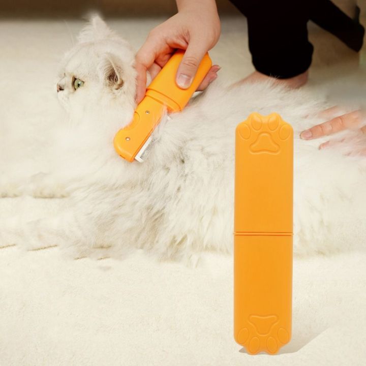 JNFGTV Multifunction Pet Hair Removal Comb Double Sided Cat Floating
