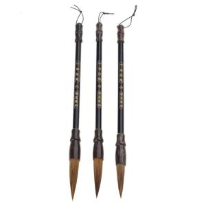 3 cái/gói thư pháp bàn chải xiong hao tóc lớn/Vừa/nhỏ tùy chọn xiong hao tóc cho Tranh phong cảnh truyền thống