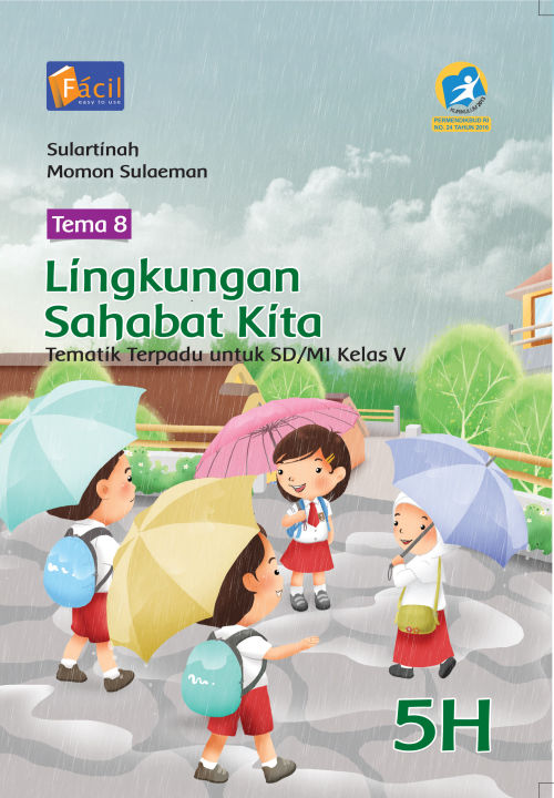 BUKU TEMATIK TERPADU 5H KELAS 5 SD K13 REVISI FACIL GRAFINDO | Lazada ...