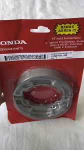 Kampas Rem Tromol Prodo Belakang Kzl 45120-KZL-930: Untuk Vario, Beat Spacy, Scoopy Mega Pro