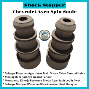 Shock Stopper Spon Empuk Belakang Chevrolet Aveo Spin Sonic Tinggi 1Set(2Pcs)