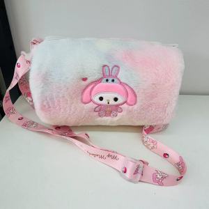 Túi đeo chéo hoạt hình Asanrio màu loang có dây in hình đáng yêu