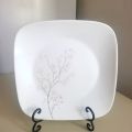 Corelle Jacaranda Square Round 10-1/4-inch Dinner Plate, 26cm. 