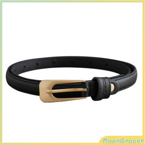 M.G.【Ready in Stock】 Belt Women’s Belt Vintage Fashion Women Ladys Belts Metal Buckle Decorative Belt for Jeans & Dress