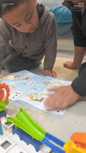 kkklWeiyida Big Adventure Ferris Wheel Track Building Blocks Programming Assembly Rocket Track Blocks Educational Toys for Kids2025