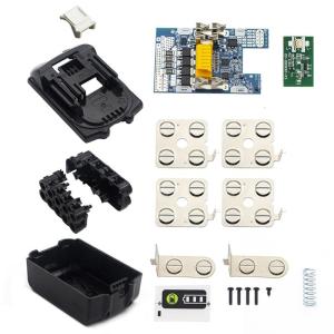 Sức chứa lớn 18650 nhà ở hoàn chỉnh vỏ nhựa thiết lập quá tải quá nóng bảo vệ với bảng mạch PCB