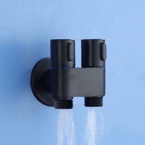 Van Nước Mở Nhanh Chữ H Bằng Thép Không Gỉ 2 Cổng Ra