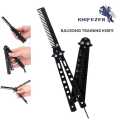 KNIFEZER Pisau Sisir Besi Butterfly Balisong Training Knife CS GO - LF-9898. 