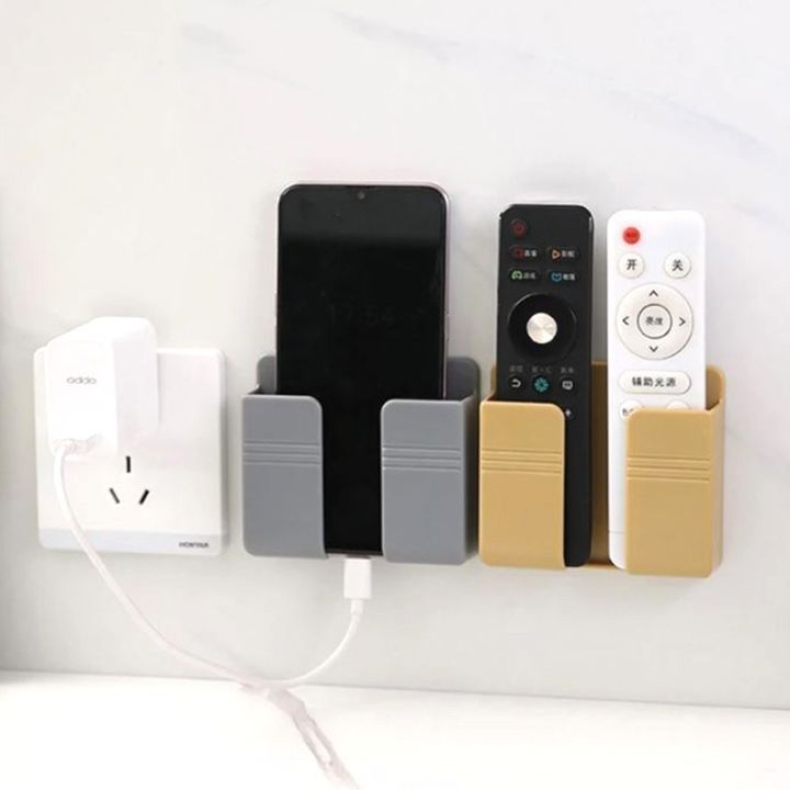 Holder%20Tempel%20Dinding%20Tempat%20Charger%20Hp%20Remote%20TV%20AC%20/%20Rak%20Cas%20Handphone%20Multifungsi%20-%20Image%203