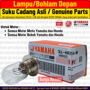 Lampu Bohlam Depan Vega Jupiter Alfa FIZR F1ZR Sigma Force 1 Crypton Mio Xeon Original Yamaha 100%
