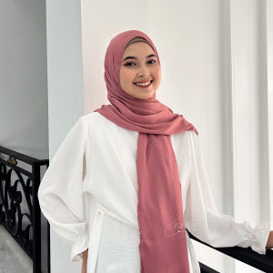 EL Lucky - Safiya Pashmina Cardenza Silk (Kerudung Pashmina Bahan Cardenza Silk)