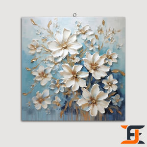 HIASAN DINDING 20X20 BUNGA AKRILIK MINIMALIS WALLDECOR NUANSA ACRYLIC FLOWER OIL PAINTING MINIMALIS HIASAN DAN PAJANGAN RUMAH AESTHETIC KEKINIAN
