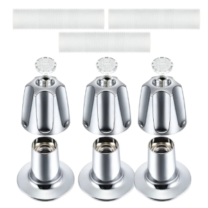 ชุดลูกบิดพลาสติกสำหรับห้องน้ำและลูกบิดฝักบัวชุดเปลี่ยนมือจับฝักบัวที่เชื่อถือได้ชุดลูกบิดสมบูรณ์