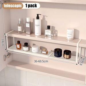 [SG]Under-mirror shelf sink rack bathroom mirror storage rack internal shelf for bathroom vanity