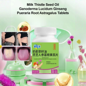 Pueraria Mirifica Astragalus Pressure Tablet Candy Milk Thistle Seed Oil Ganoderma Lucidum Ginseng Pueraria Radix Astragalus Tablets 人参葛根黄芪片