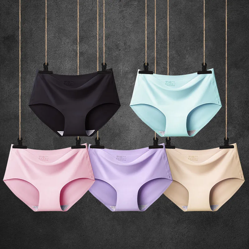 Ladies Girls Seamless Panties Briefs