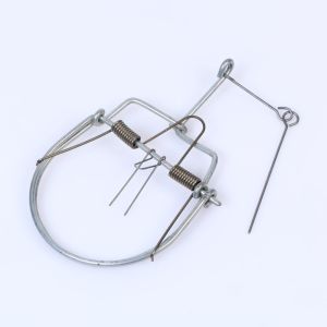 HTF Outdoor Steel Mouse Trap Weasel Catch Catch Spring Trapt Rodent Cage Mole Repeller Rat Trap