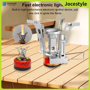 [Jocestyle]3000W Outdoor Mini Gas Stove with Piezo Ignition Portable Gas Furnace Foldable Cooking Stove for Outdoor Cooking Picnic