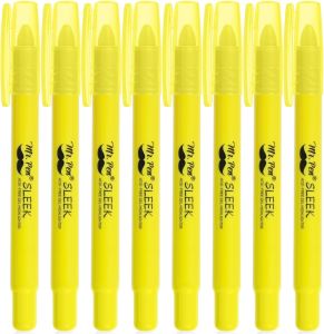 Mr. Pen- Yellow Gel Highlighter 8 Pack Twist-Up Bible Highlighters No Bleed Through Fast Drying Odor-Free Gel Highlighter for Bible Study Journaling
