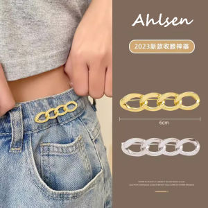 เครื่องประดับพินเข็มกลัดทรงเรขาคณิตแบบเรียบง่ายสำหรับคอแจ็คมัลติฟังก์ชั่ห่วงโซ่ชนิดกระดุมรัดเอวอุปกรณ์เสริมหัวเข็มขัด