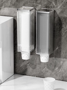 Practical Cup Organizer for Water Dispenser Sturdy Cup Holder Portable Cup Stand Wall Mounted Disposable Cup Dispenser