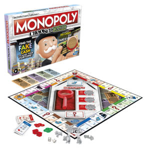 Monopoly Crooked Cash Board Game For Families & Kids By Hasbro