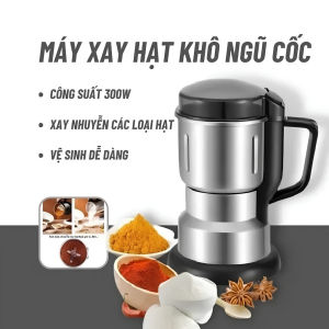 Máy Xay Hạt Khô Ngũ Cốc Gia Vị Đa Năng Máy Xay 6 Lưỡi Xịn Sò - Máy Xay Tiêu Cực Nhanh