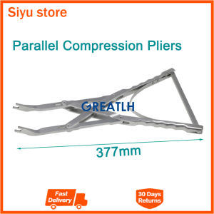 GREATLH Orthopedic Parallel Opening Pliers Compression Pliers Orthopedic Surgery Instrument Stainless Steel pet