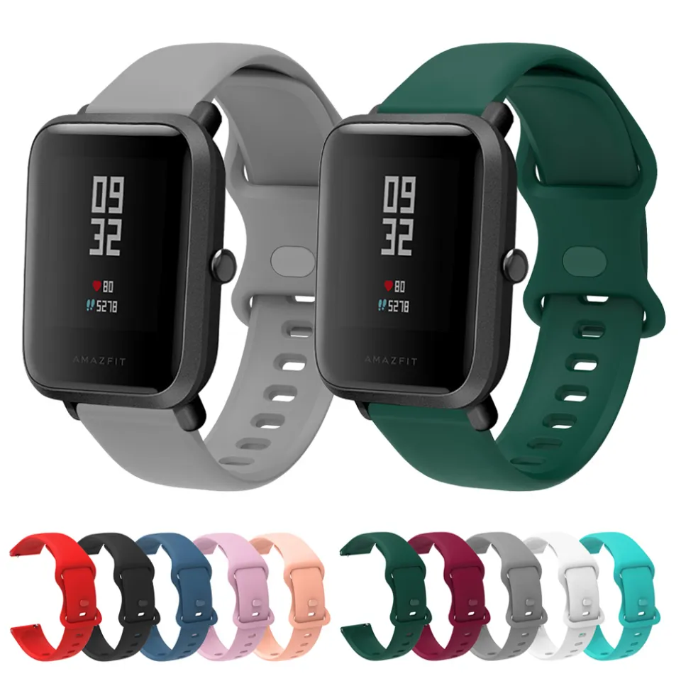Leather+Silicone Bracelet For Amazfit GTR 47mm Wrist Strap For Xiaomi  Amazfit Pace 1 / 2 Stratos For Huawei Watch GT 2 Watchband - Price history  & Review | AliExpress Seller - TAMISTER First Store | Alitools.io