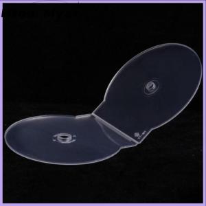 tantuoye 1 3PCS Transparent Plastic Single Piece Round Disc Case CD Case Thickened CD DVD Disc Box Disc Case Storage Box
