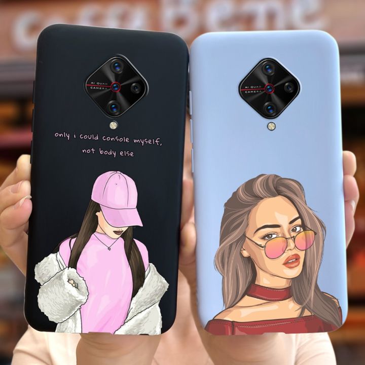 Pretty Girls Cover For Vivo S1 Pro Case 1920 Soft Silicone Phone