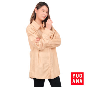 06246 Kemeja Oversize Wanita Lengan Panjang Polos