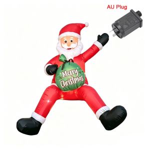GORGE LED Light Christmas Inflatable Dolls Oxford DIY Inflatable Model Toys Party Decor Christmas Inflatables Decor Outdoor Decor