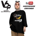 VANDO Kaos Lengan Panjang Kaos Makanan Pisang Coklat Baju Distro Tangan Panjang T-shirt Longsleeve Atasan Pria Bahan Cotton Combed 30s. 