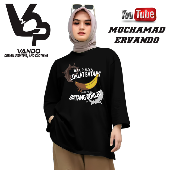 VANDO%20Kaos%20Lengan%20Panjang%20Kaos%20Makanan%20Pisang%20Coklat%20Baju%20Distro%20Tangan%20Panjang%20T-shirt%20Longsleeve%20Atasan%20Pria%20Bahan%20Cotton%20Combed%2030s%20-%20Image%202