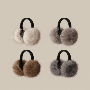 NEXTYOO Warm Winter Earmuffs Faux Fur Folding Earflap Protection Fashion Portable Plush Earmuffs for Men Women