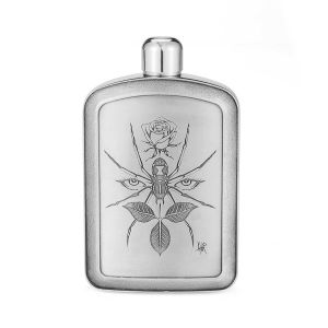 Royal Selangor Ink Collection Limited Edition Vu Noir Spider Hip Flask