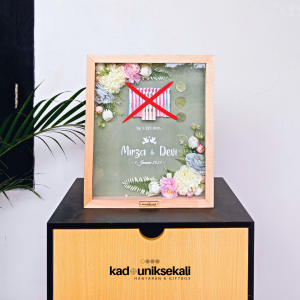 LANGSUNG JADI!!! Mahar Termurah 45x30cm Series Sage Green / Mahar Bebas Custom Warna