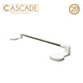 Cascade Suction Towel Holder L 58.5 cm x W 5.4 cm x H 11.8 cm Made of ABS Plastic and Stainless Steel Material. 