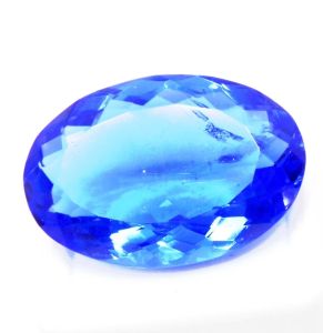 Natural Brazil Blue Topaz 34.0 Cts. Oval Cut Eye Clean Loose Gemstone