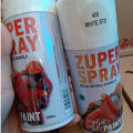 Pilok Pilox Zuper Spray Paint Warna P 400 White STD / Putih Standard / Putih Susu (150cc/150ml). 