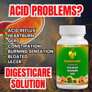 DIGESTICARE Solution for Acid reflux Gerd Ulcer heartburnand Constipation ~
