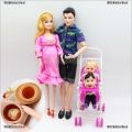 (BARBIE KELUARGA) SATU SET BARBIE KELUARGA. 