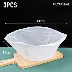 YESPERY Food Grade Nylon Filter Bag Net 100Mesh Tea Coffee Milk Filtration Mesh Kitchen Filter Fabric Bags