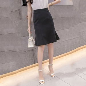 Chân váy công sở dáng dài chất liệu vải nhập co giãn tốt CV0053 New Design